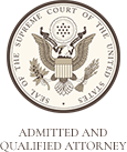 Seal Of The Supreme Court Of The United States | Admitted And Qualified Attorney